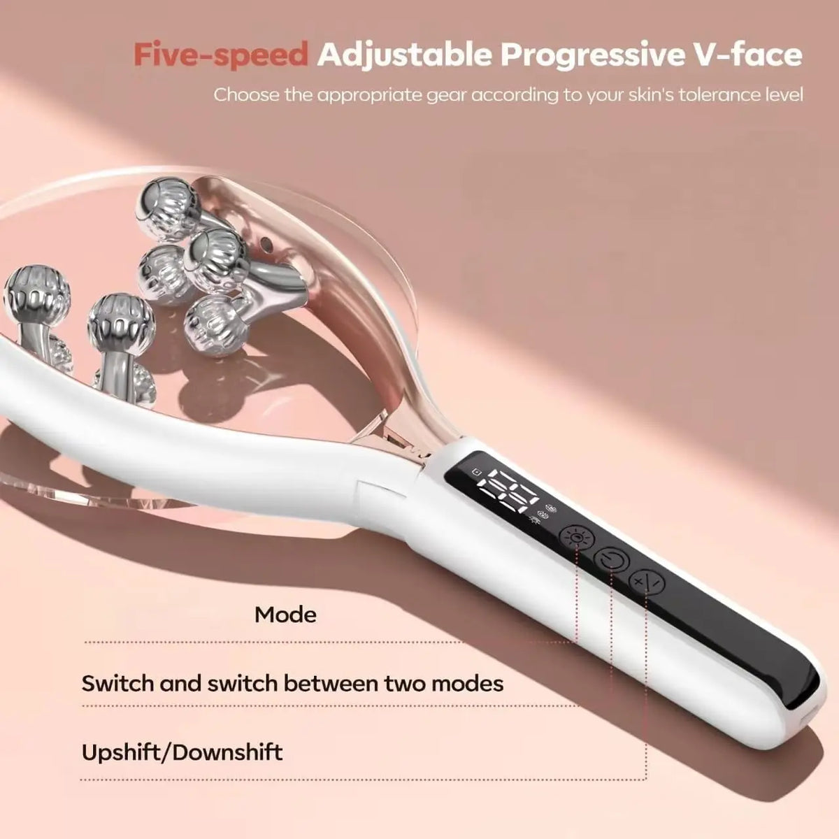 Doge Vollar Rechargeable Lymphatic Facial Massager And Neck Roller