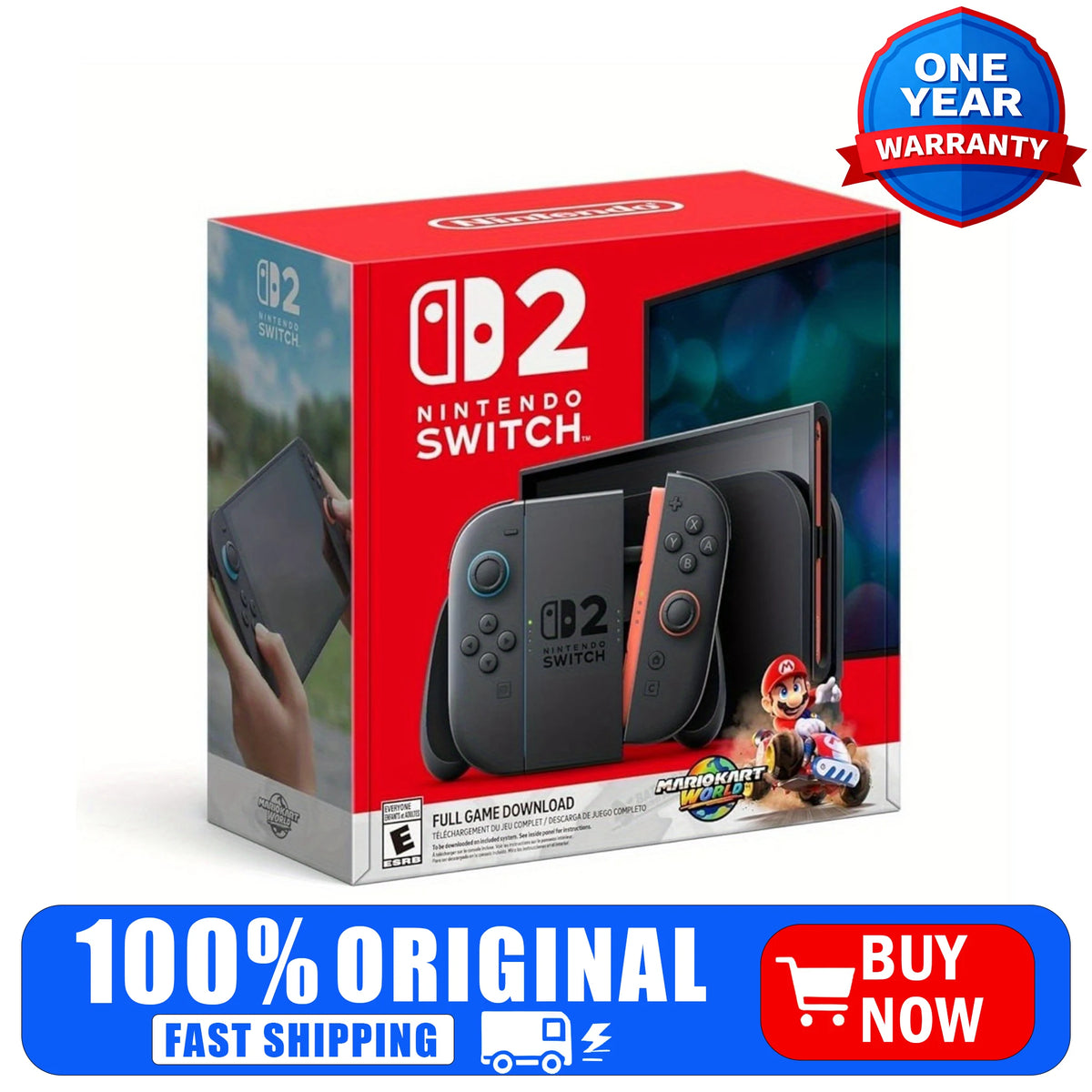 Nintendo Switch 2 Console With Mario Kart World Bundle