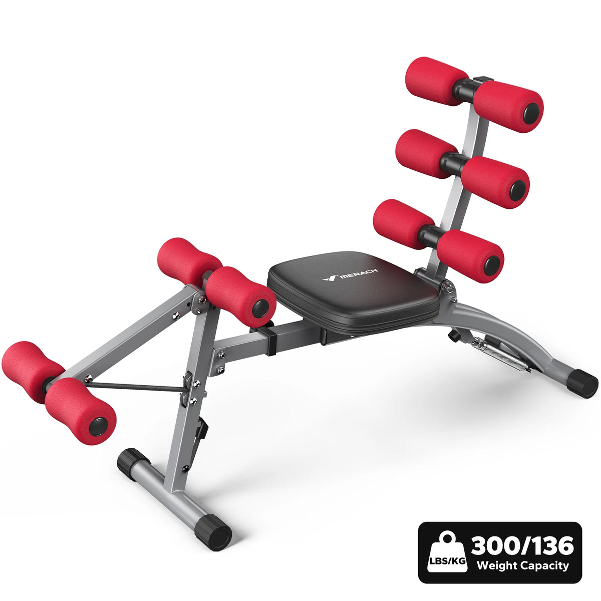 MERACH Adjustable Ab Trainer Bench for Home Gym Strength Training