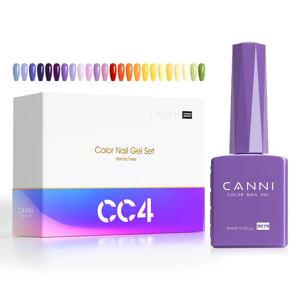 Canni TPO Free HEMA Free Gel Polish Manicure Nail Art Kit