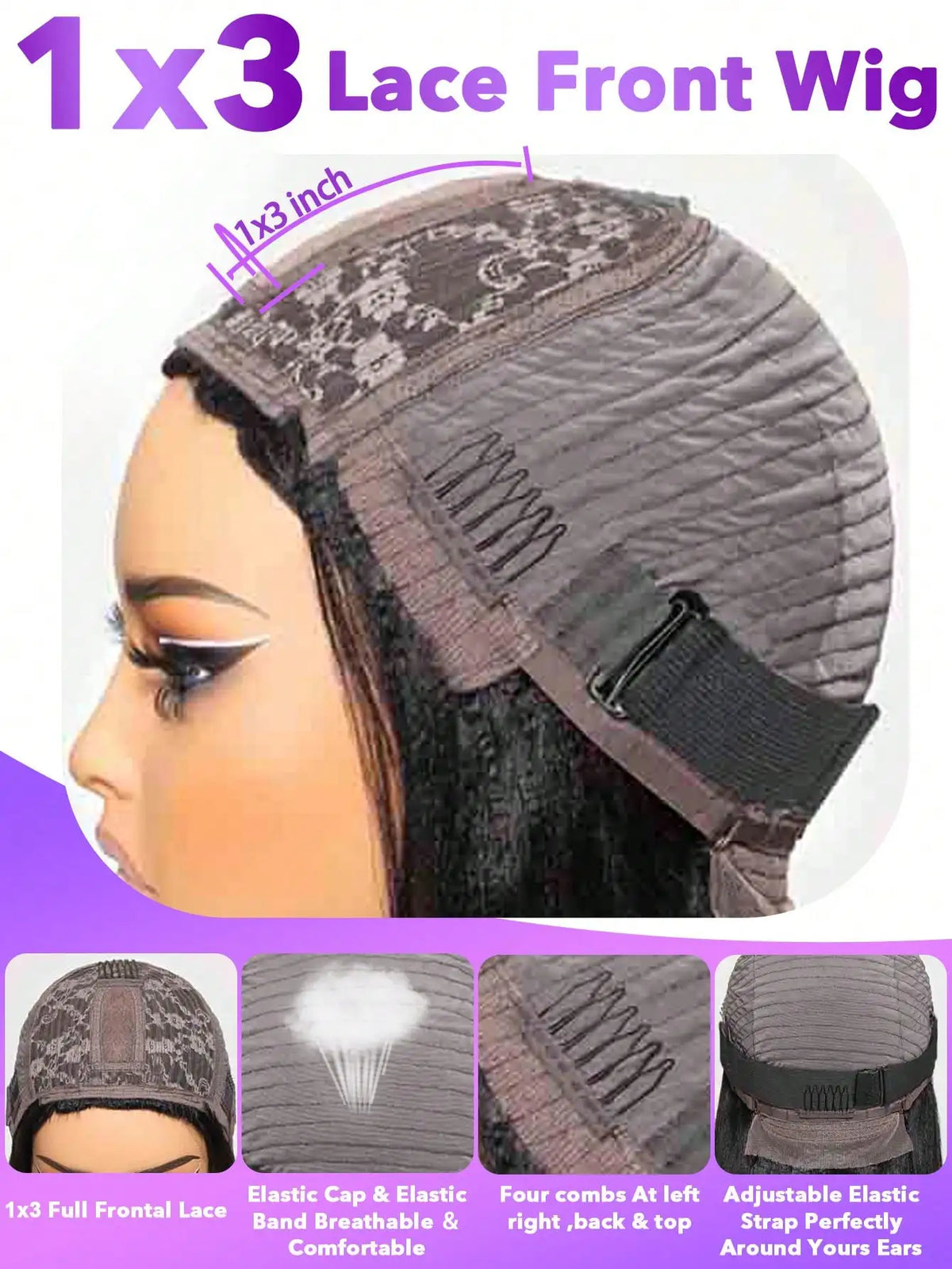 Smilegirl Body Wave HD Lace Frontal Human Hair Glueless Wig