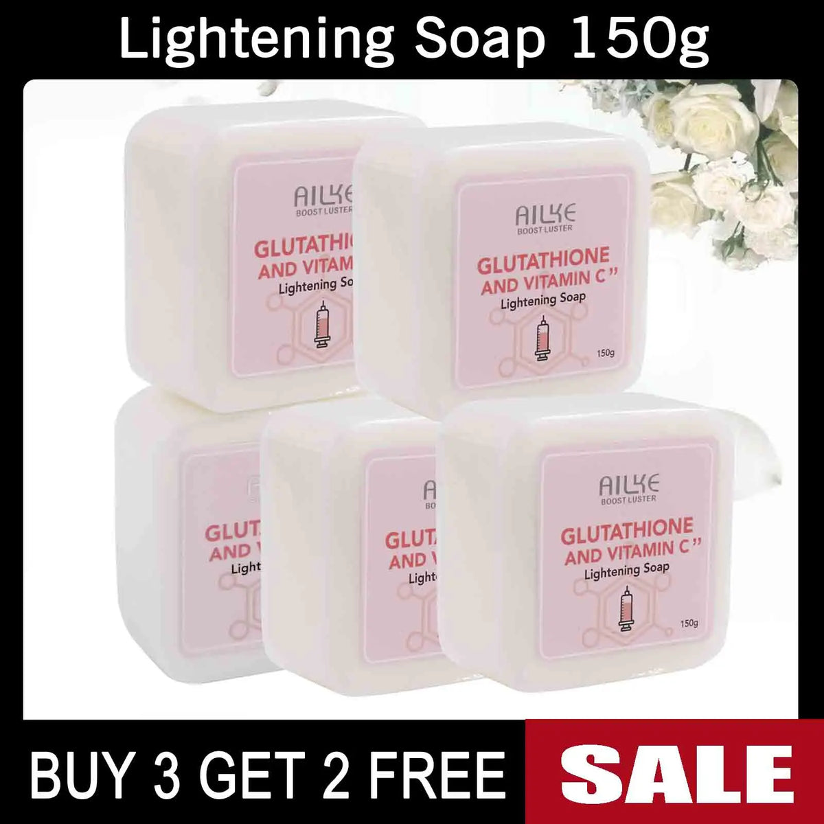 Ailke Whitening Skin Care Set With Glutathione And Vitamin C