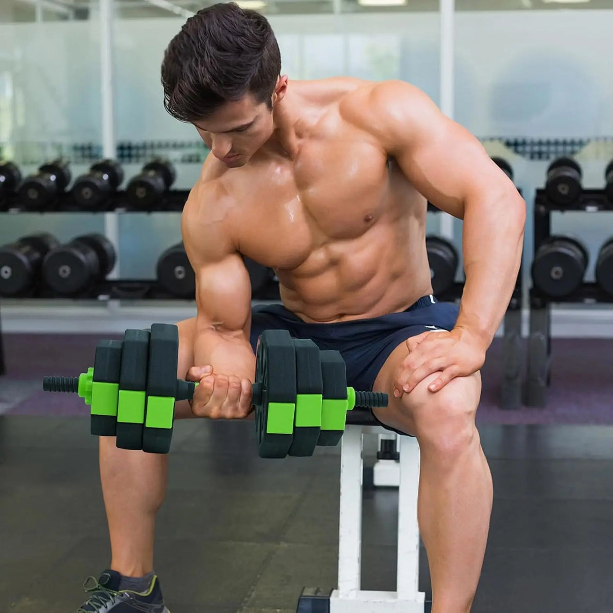Adjustable Dumbbell Set for Home Gym Strength Training