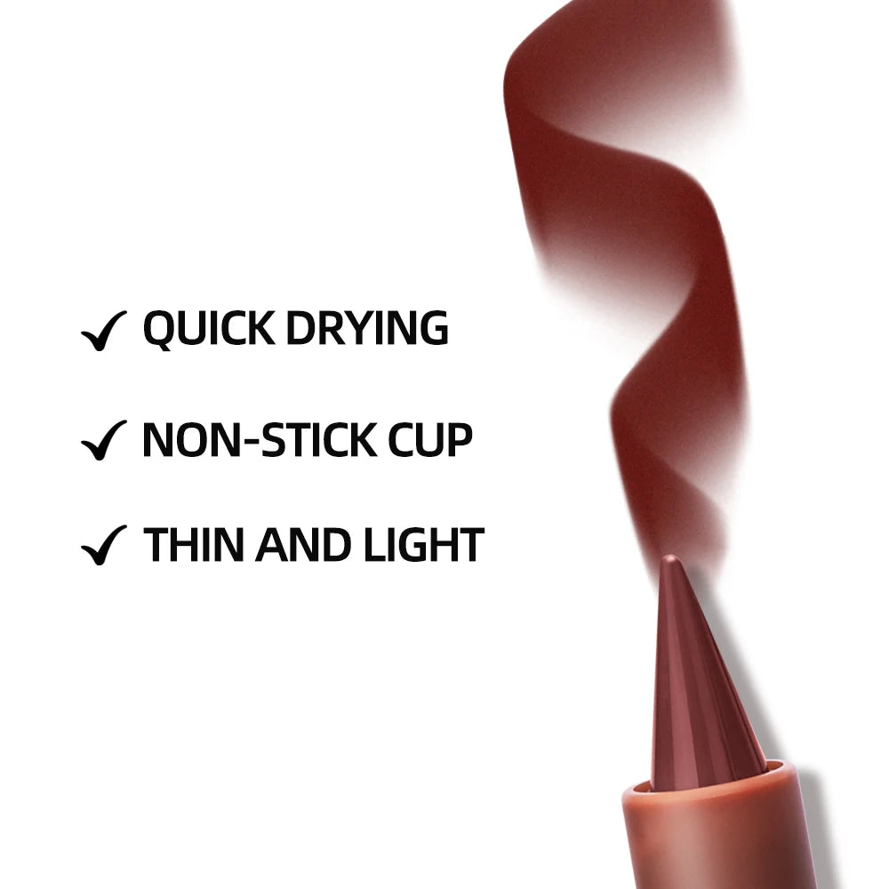 Ibcccndc Gradient Lip Crayon Waterproof Matte Contour Liner Tint