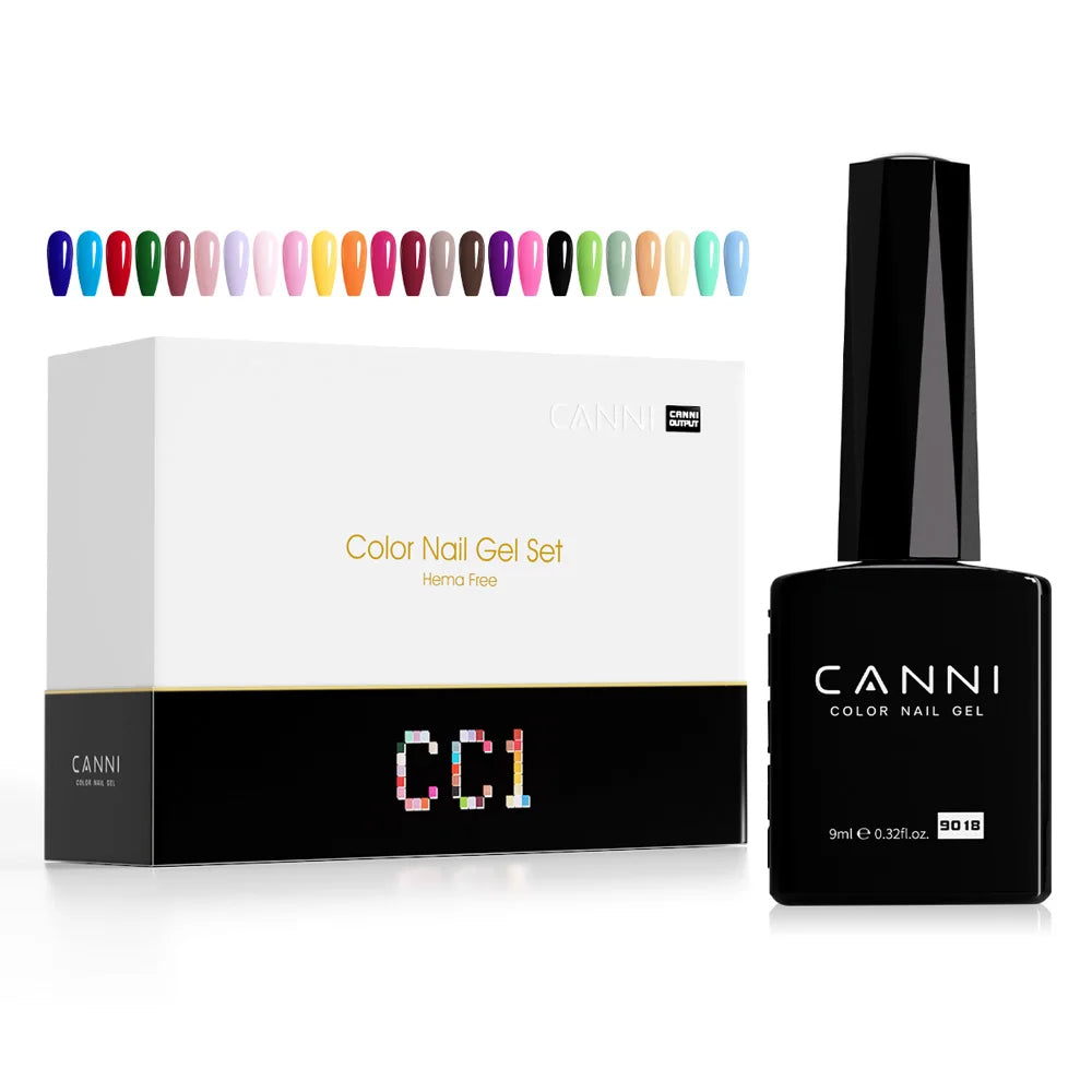 Canni TPO Free HEMA Free Gel Polish Manicure Nail Art Kit