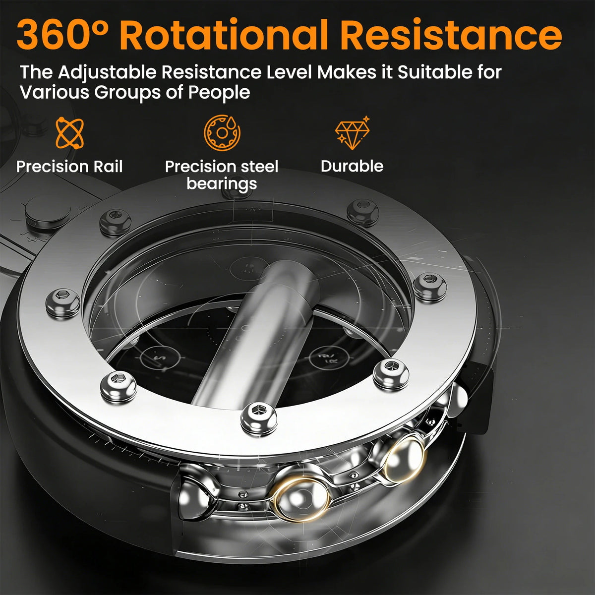 Multifunctional Rotator Machine Grip Strength Trainer for Forearm Exercise
