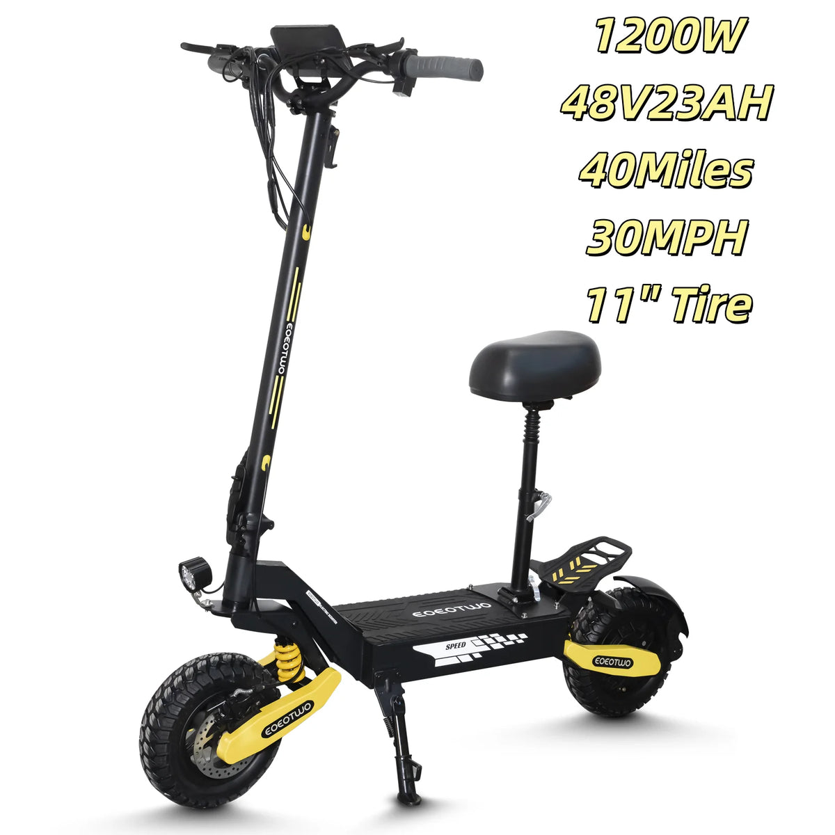 Eoeotwo 1200w Off Road Electric Scooter 30 Mph