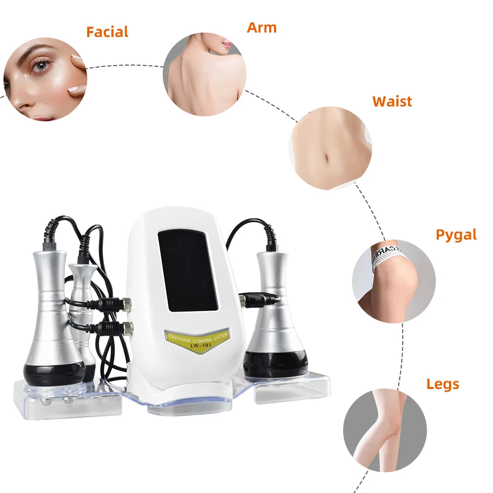 Missheart 3 In 1 Beauty Body Slimming Cavitation Massager