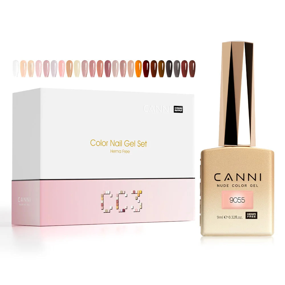 Canni TPO Free HEMA Free Gel Polish Manicure Nail Art Kit