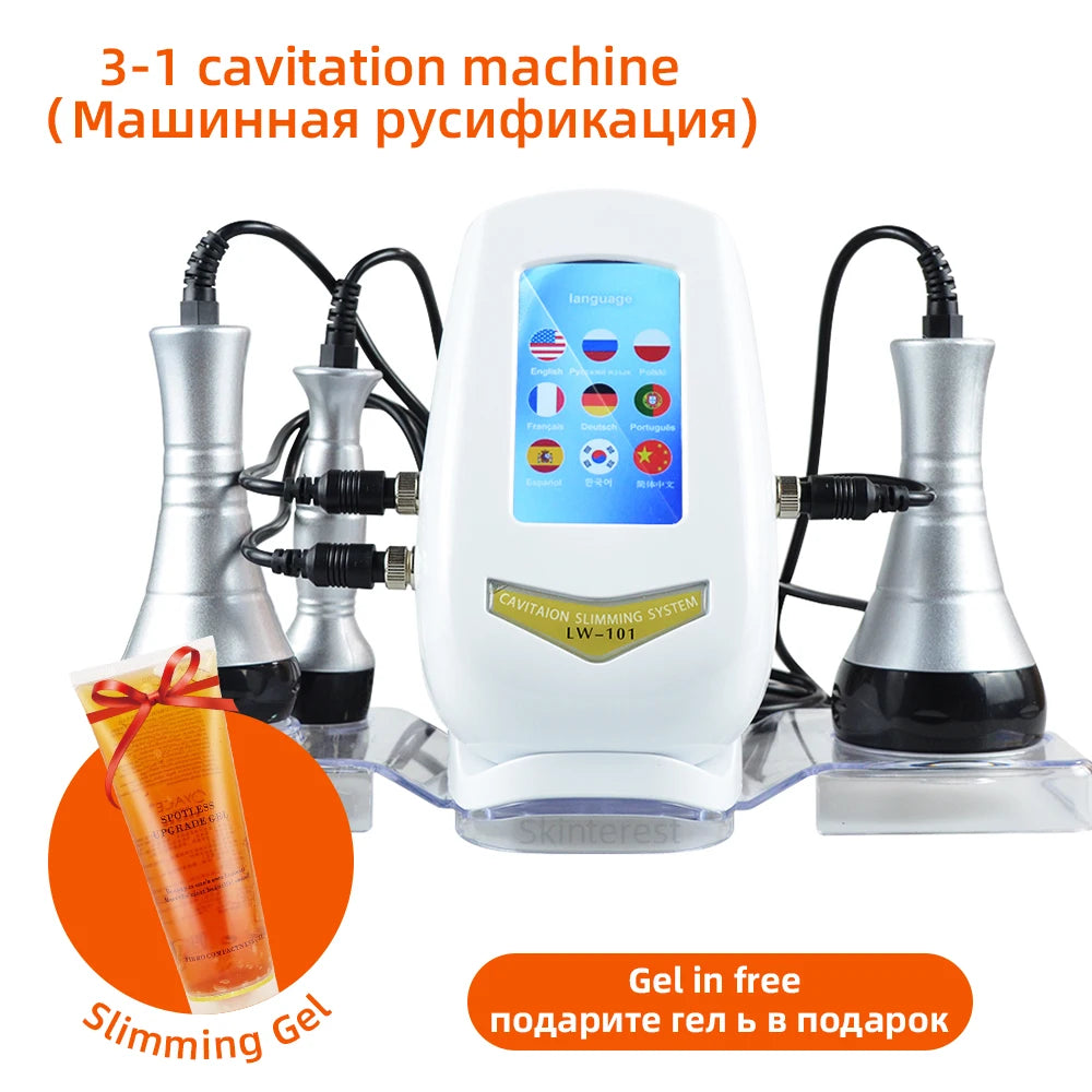 Missheart 3 In 1 Beauty Body Slimming Cavitation Massager