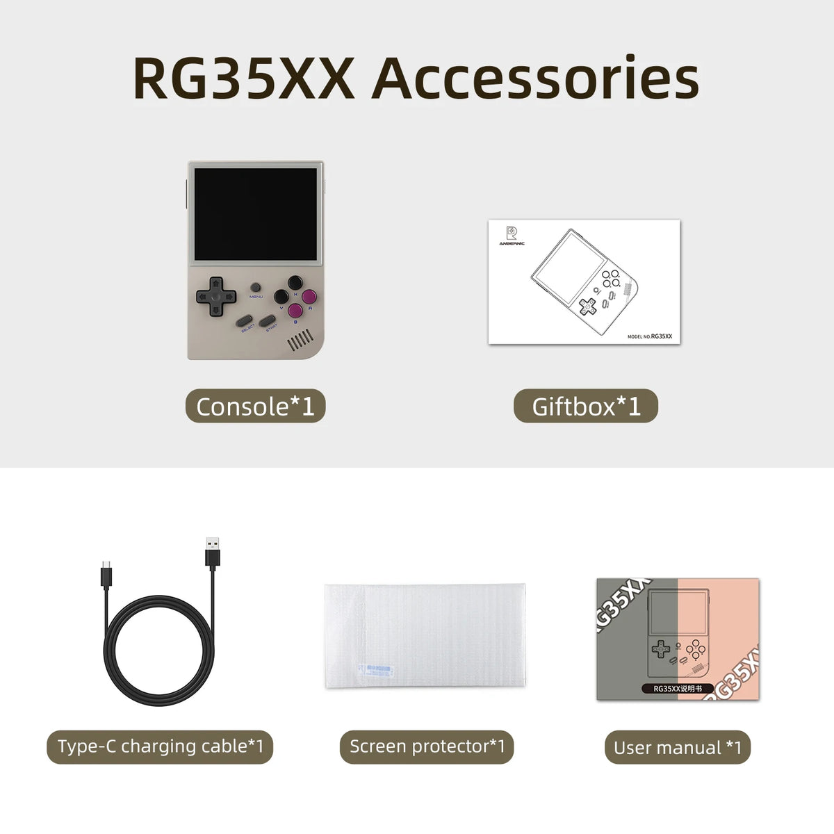 Anbernic RG35XX Retro Handheld Game Player With 6000 Classic Games