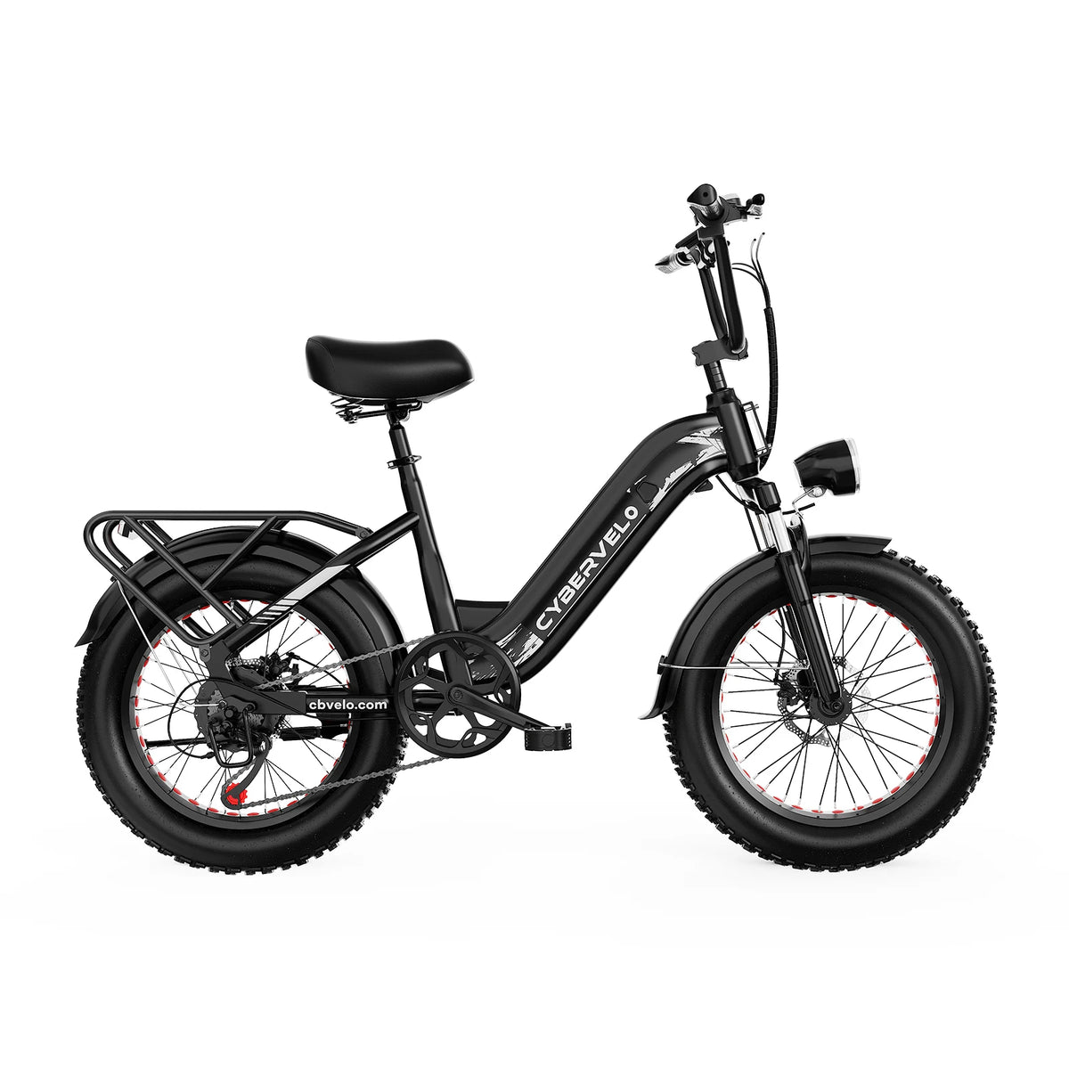 Cybervelo 1500W Step Thru Electric Bicycle 7 Speed Ebike
