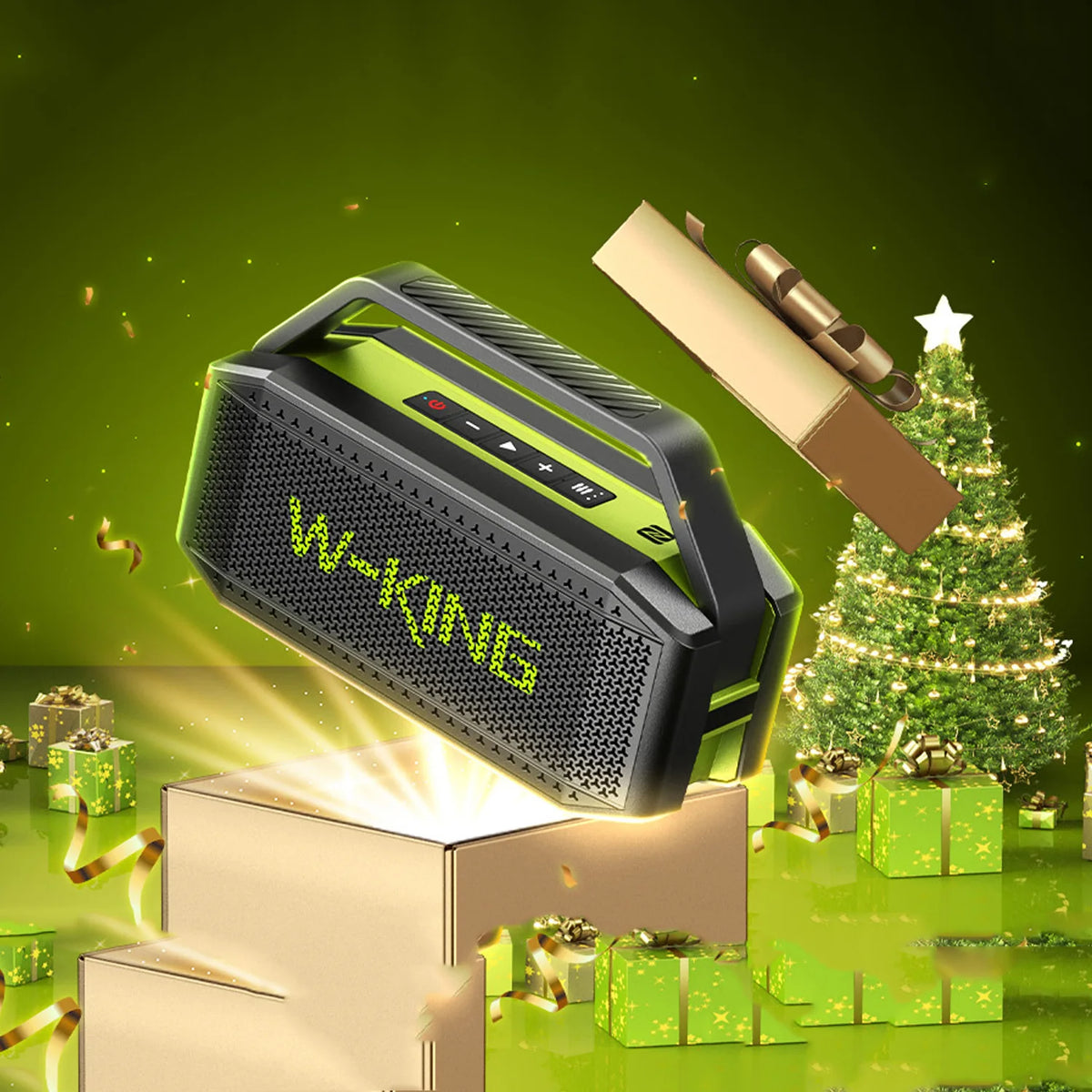 W King D9 Portable Bluetooth Speaker For Outdoor Adventures