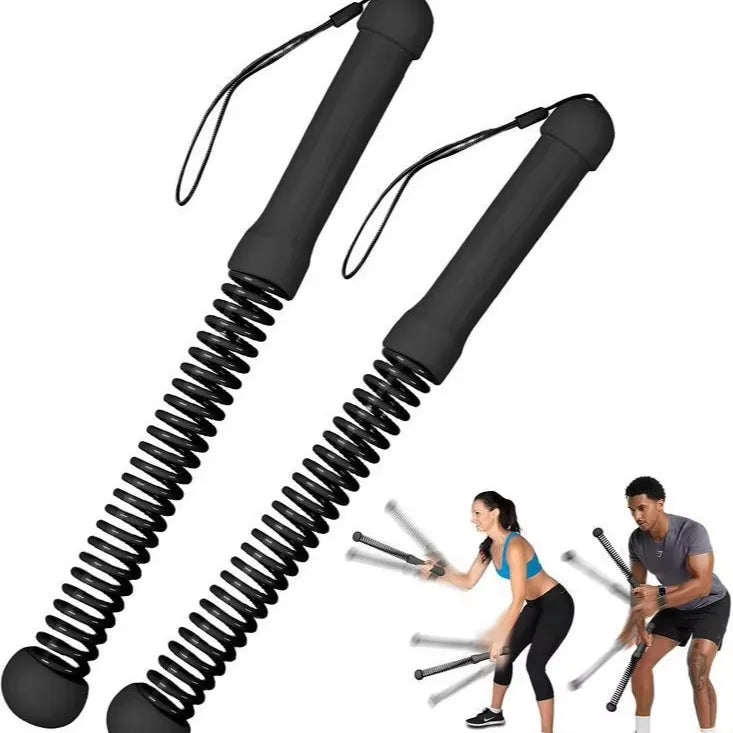 Cordless Weighted Battle Ropes for Quiet Home Gym Strength Training