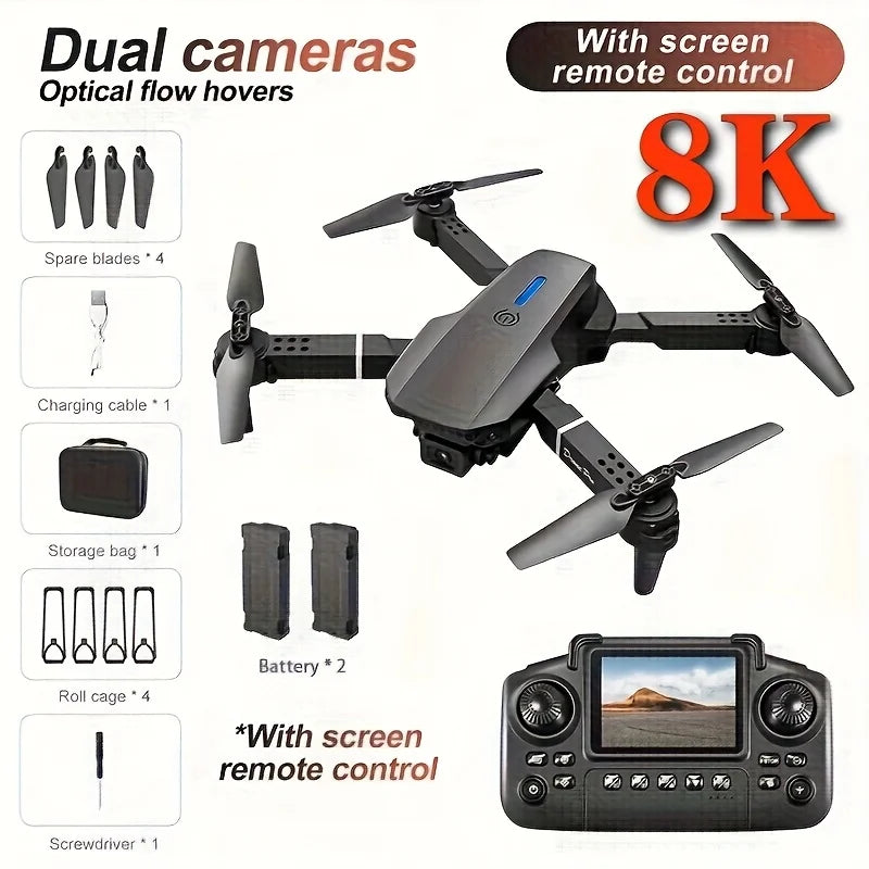 Evanovm E99Pro Max Foldable Fpv Drone With Dual 8K Camera