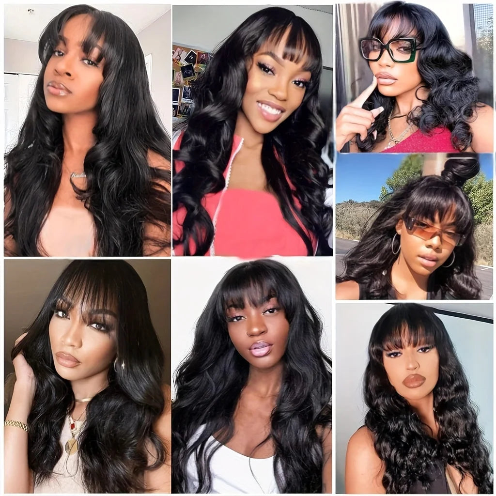 Smilegirl Brazilian Body Wave Lace Front Human Hair Wigs