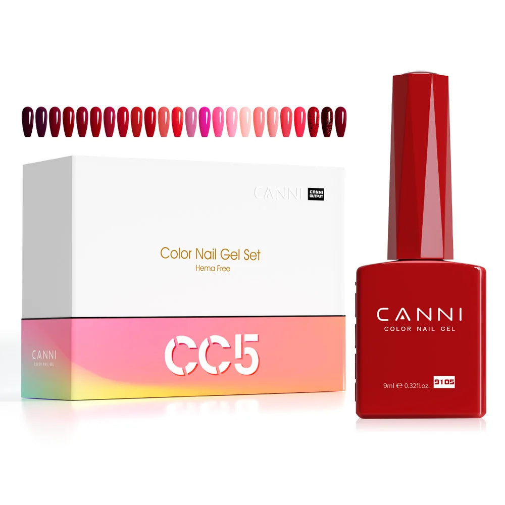 Canni TPO Free HEMA Free Gel Polish Manicure Nail Art Kit
