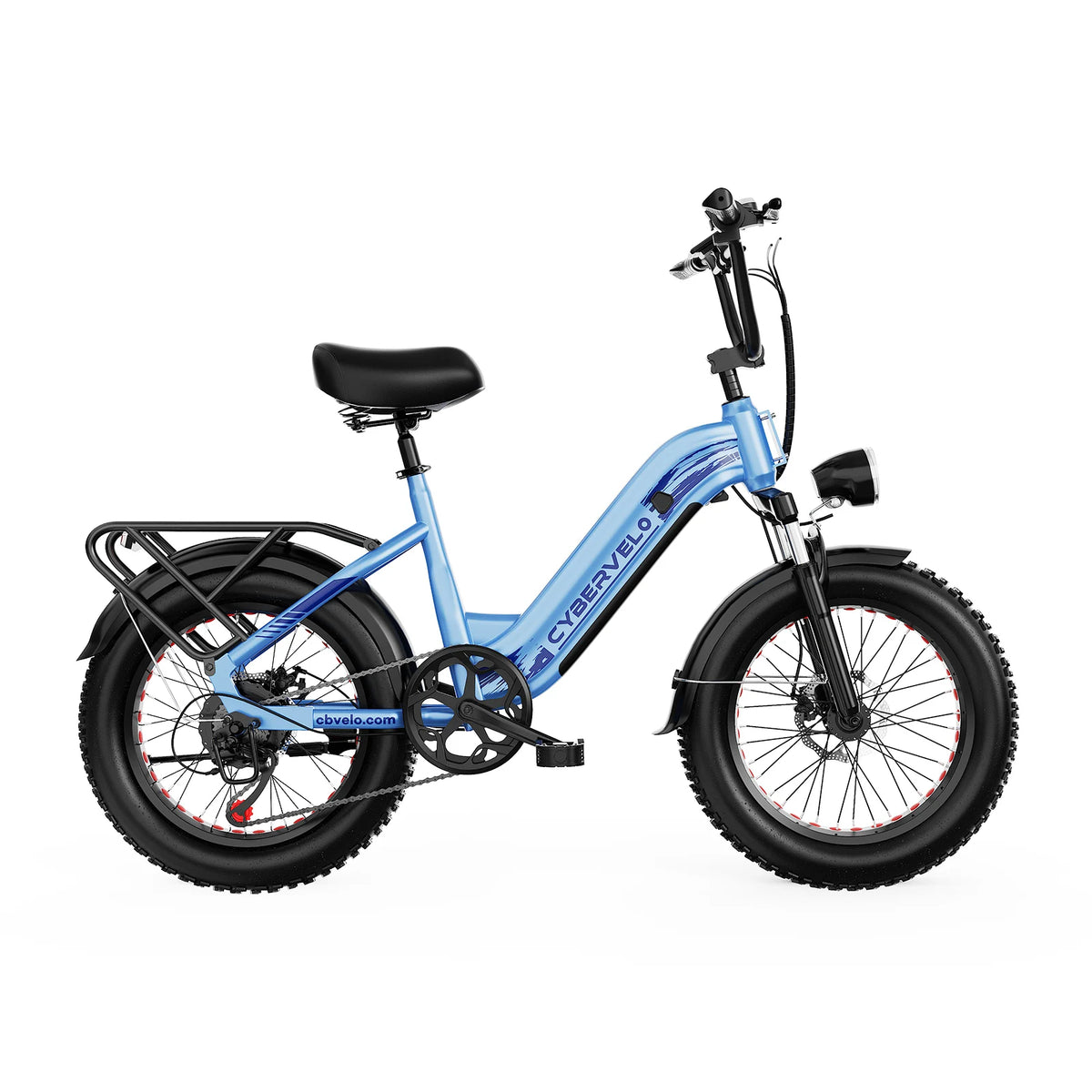 Cybervelo 1500W Step Thru Electric Bicycle 7 Speed Ebike