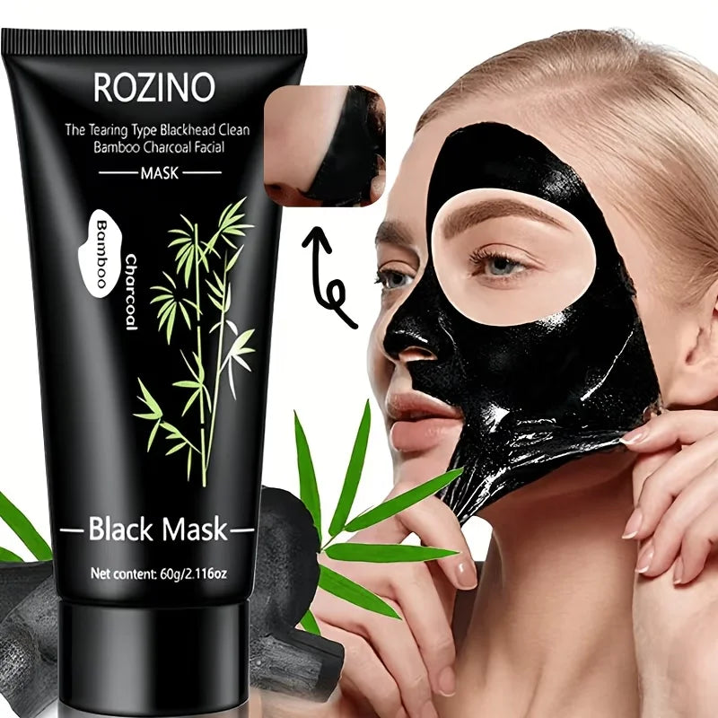 Bamboo Charcoal Peel Mask For Deep Facial Cleansing And Skin Glow