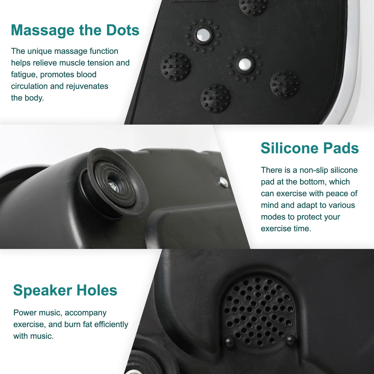 Portable Whole Body Vibration Plate Exercise Machine For Home