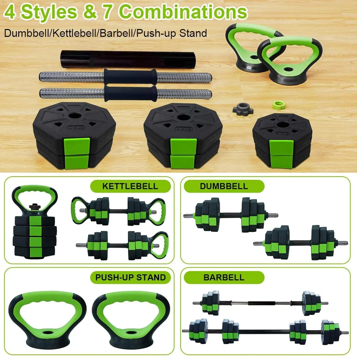 Adjustable Dumbbell Set for Home Gym Strength Training