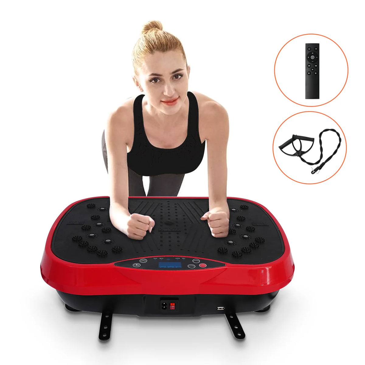 Portable Whole Body Vibration Plate Exercise Machine For Home