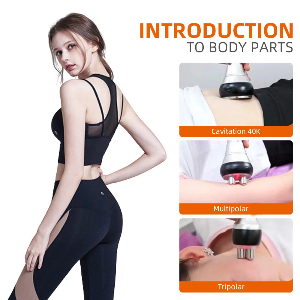 Missheart 3 In 1 Beauty Body Slimming Cavitation Massager