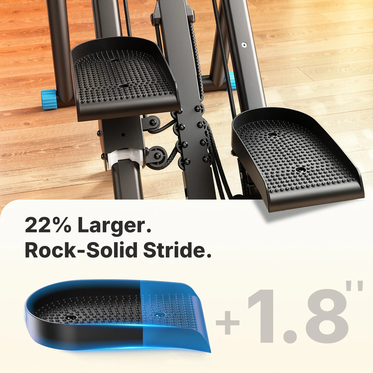Merach Foldable Stair Stepper Adjustable Resistance Home Exercise Machine