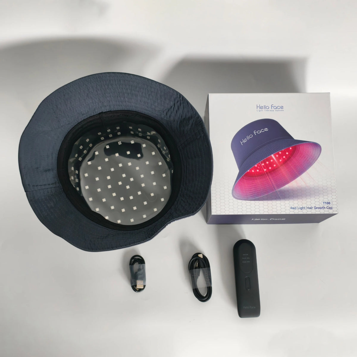 Hello Face T100 LED Hair Regrowth Therapy Cap With Controller