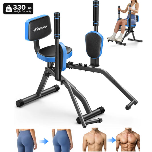 Merach Hip Abductor Leg Adductor Trainer Machine With Bands