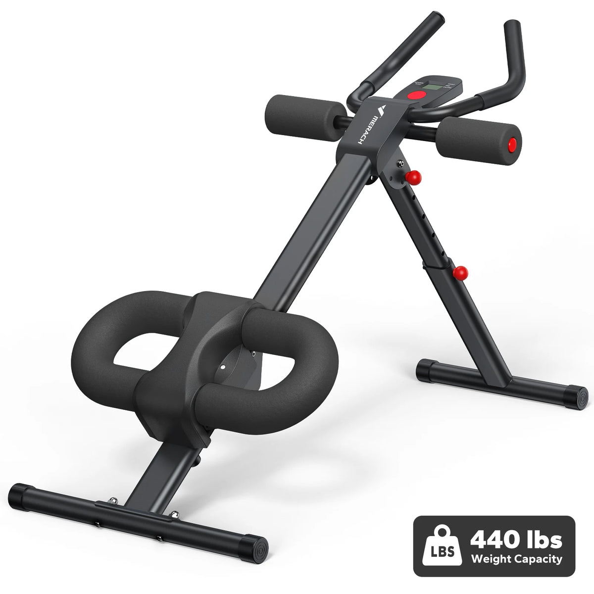 Merach Adjustable Foldable Abdominal Exercise Machine With Knee Guard