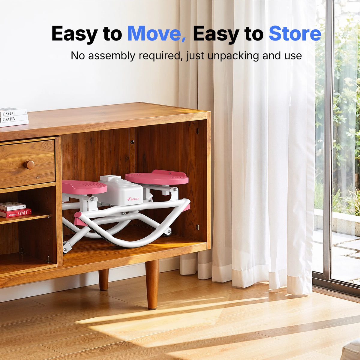 Merach Silent Rocking Stepper Dual Action Ab Twister Board