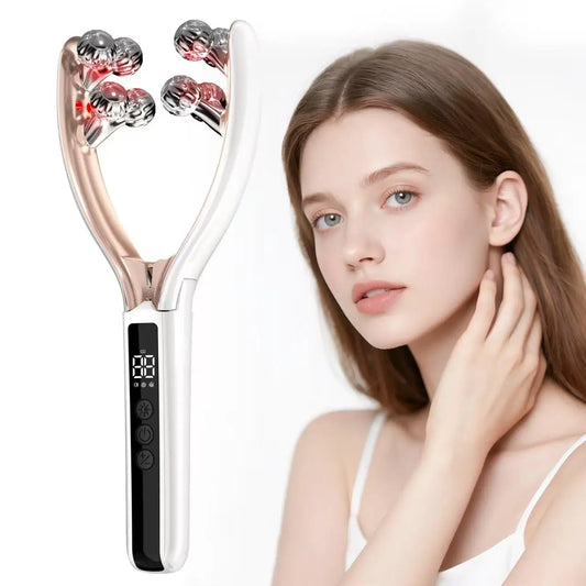 Doge Vollar Rechargeable Lymphatic Facial Massager And Neck Roller