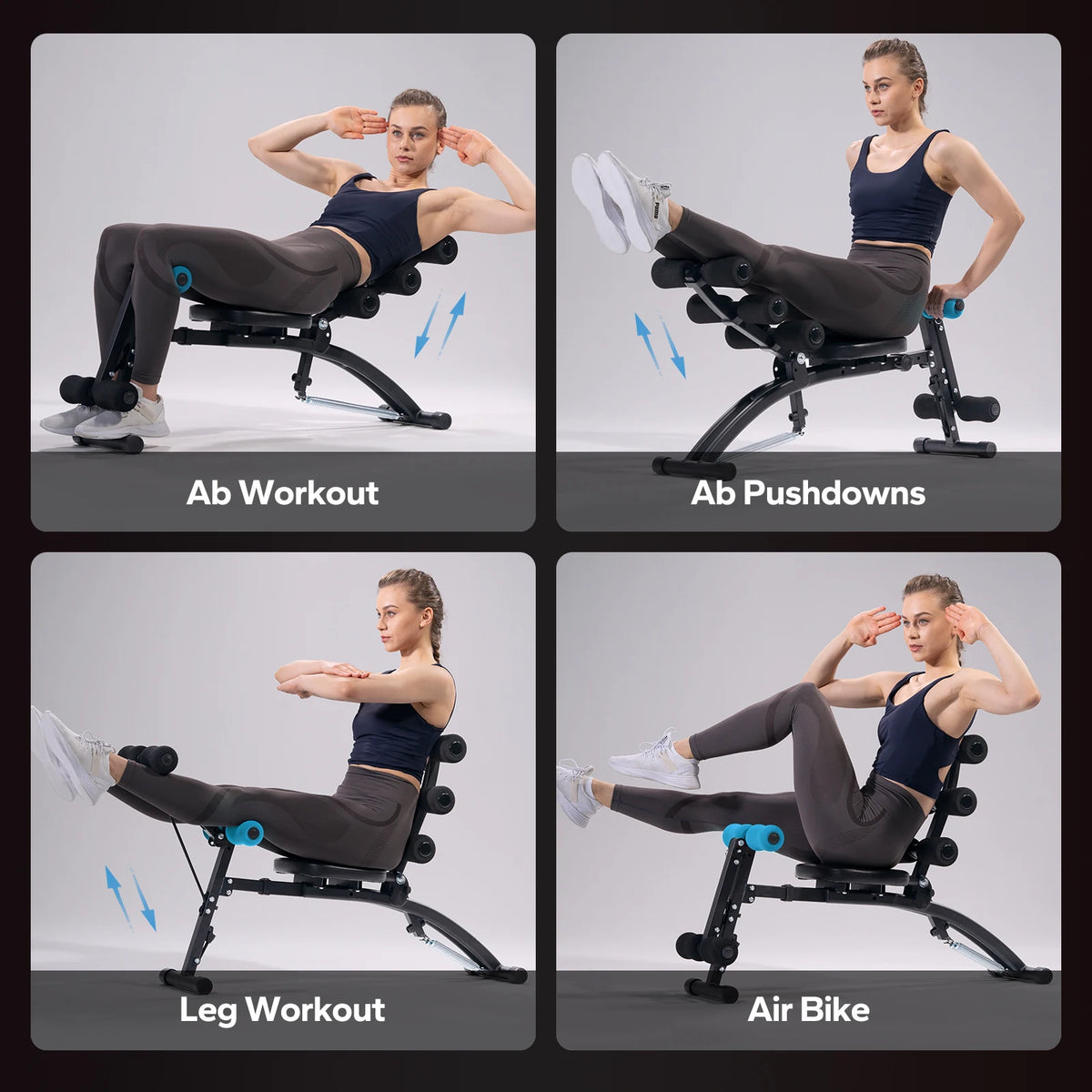 MERACH Adjustable Ab Trainer Bench for Home Gym Strength Training