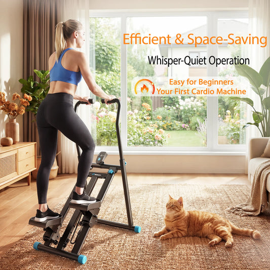 Merach Foldable Stair Stepper Adjustable Resistance Home Exercise Machine