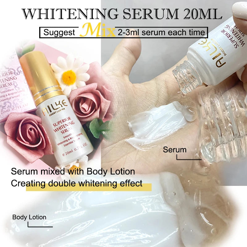 Ailke Whitening Skin Care Set With Glutathione And Vitamin C