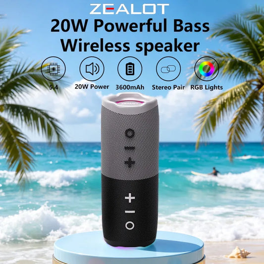 Zealot M5 Magnetic Bluetooth Speaker With Portable Power Bank