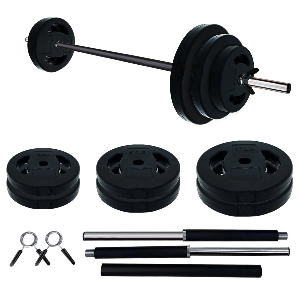 TWISTER CK Adjustable Barbell Weight Set for Strength Training and Fitness