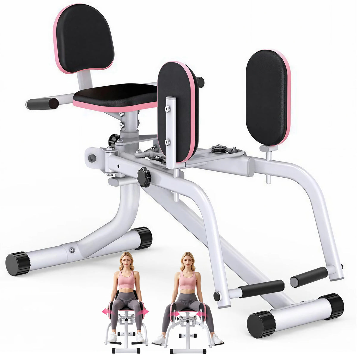 Foldable Dual Motion Hip Trainer For Inner Outer Thigh Sculpting