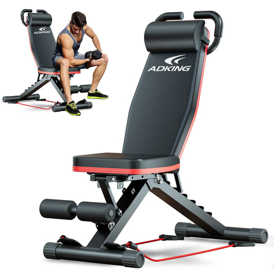 Adjustable Foldable Weight Bench For Home Gym Strength Training