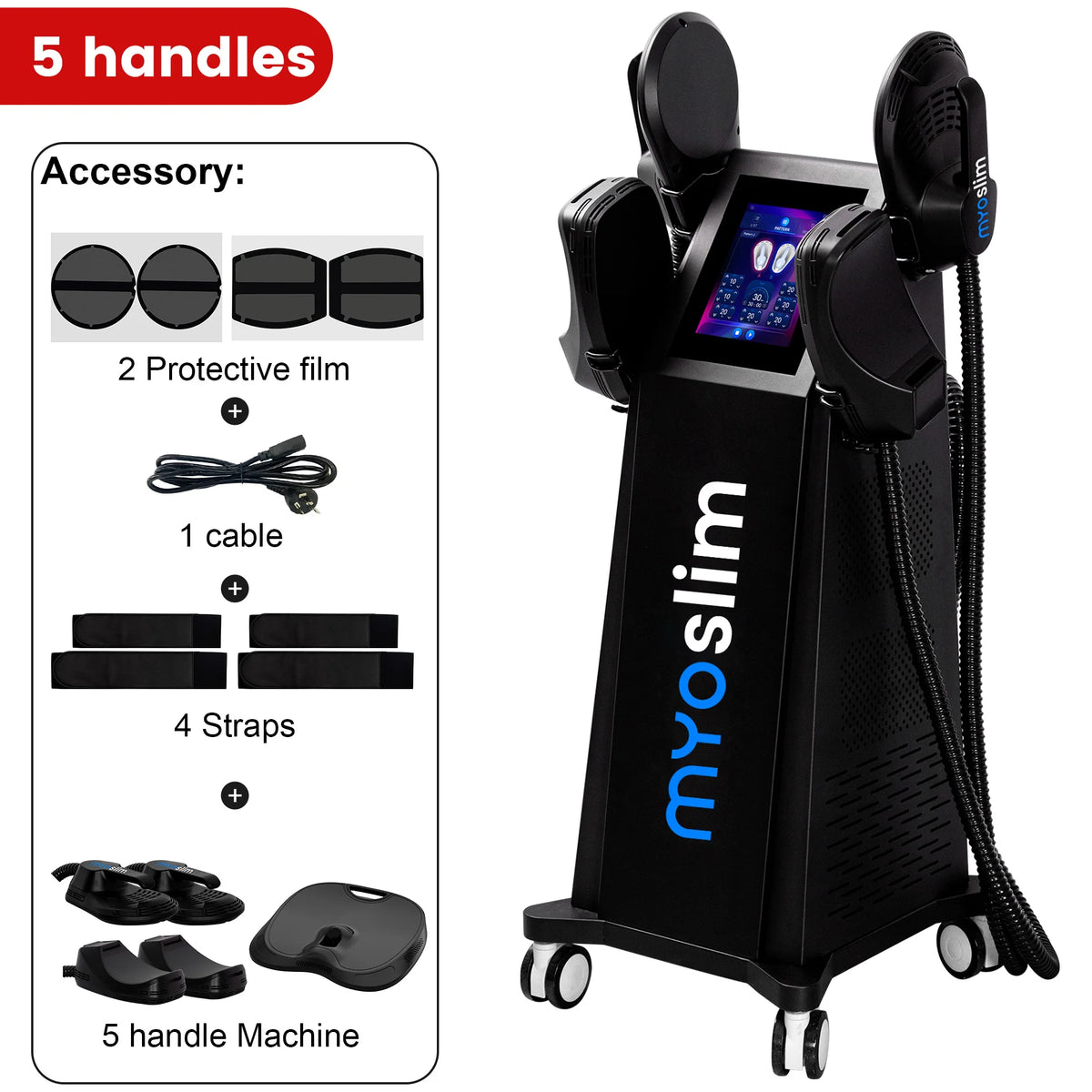 Myoslim HIEMT RF EMS Body Sculpting And Muscle Stimulator