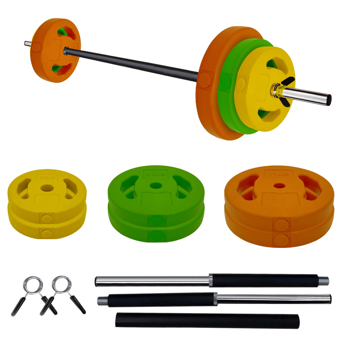 TWISTER CK Adjustable Barbell Weight Set for Strength Training and Fitness
