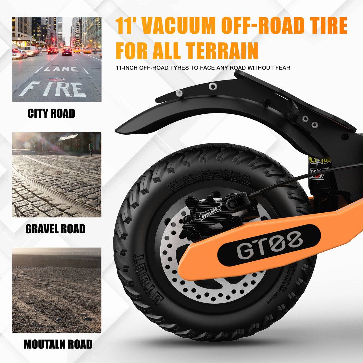 Arwibon Dual Motor Electric Scooter With Off Road Tires
