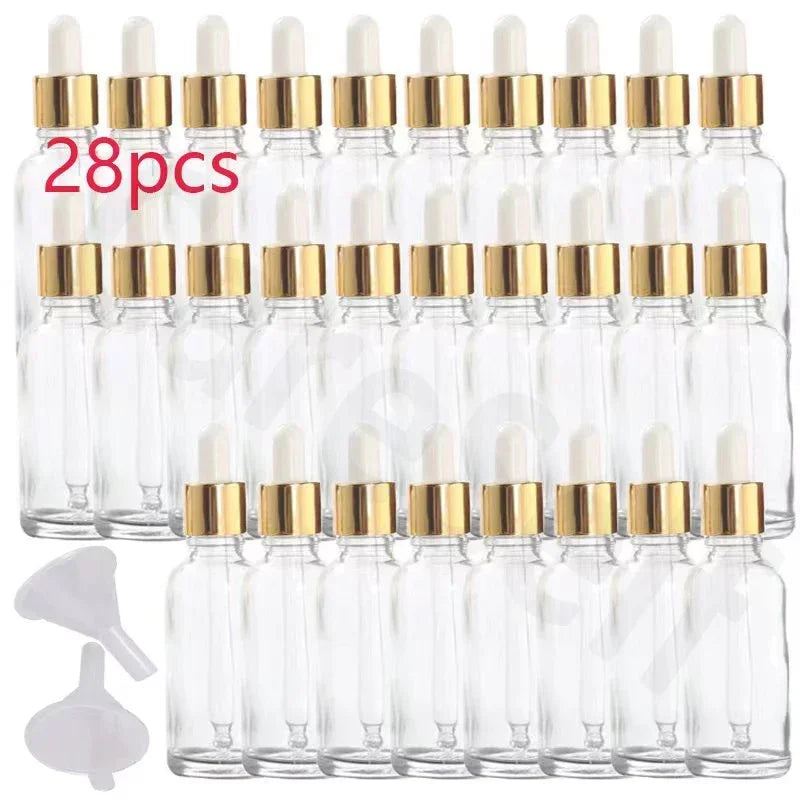 Refillable Glass Dropper Bottles For Essential Oil And Aromatherapy