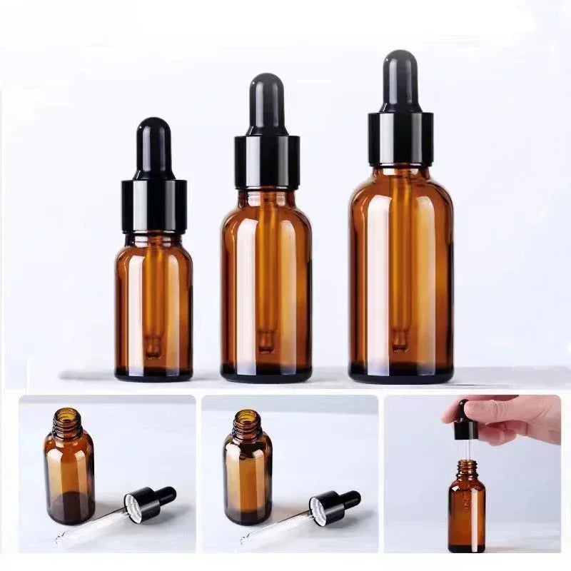 Refillable Glass Dropper Bottles For Essential Oil And Aromatherapy