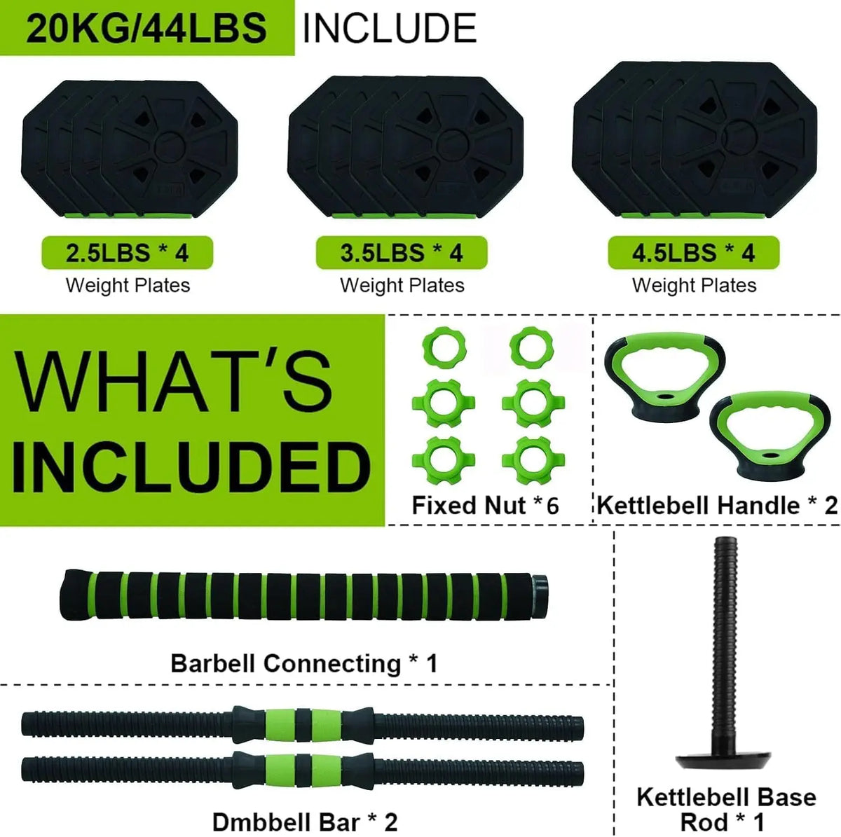 Adjustable Dumbbell Set for Home Gym Strength Training