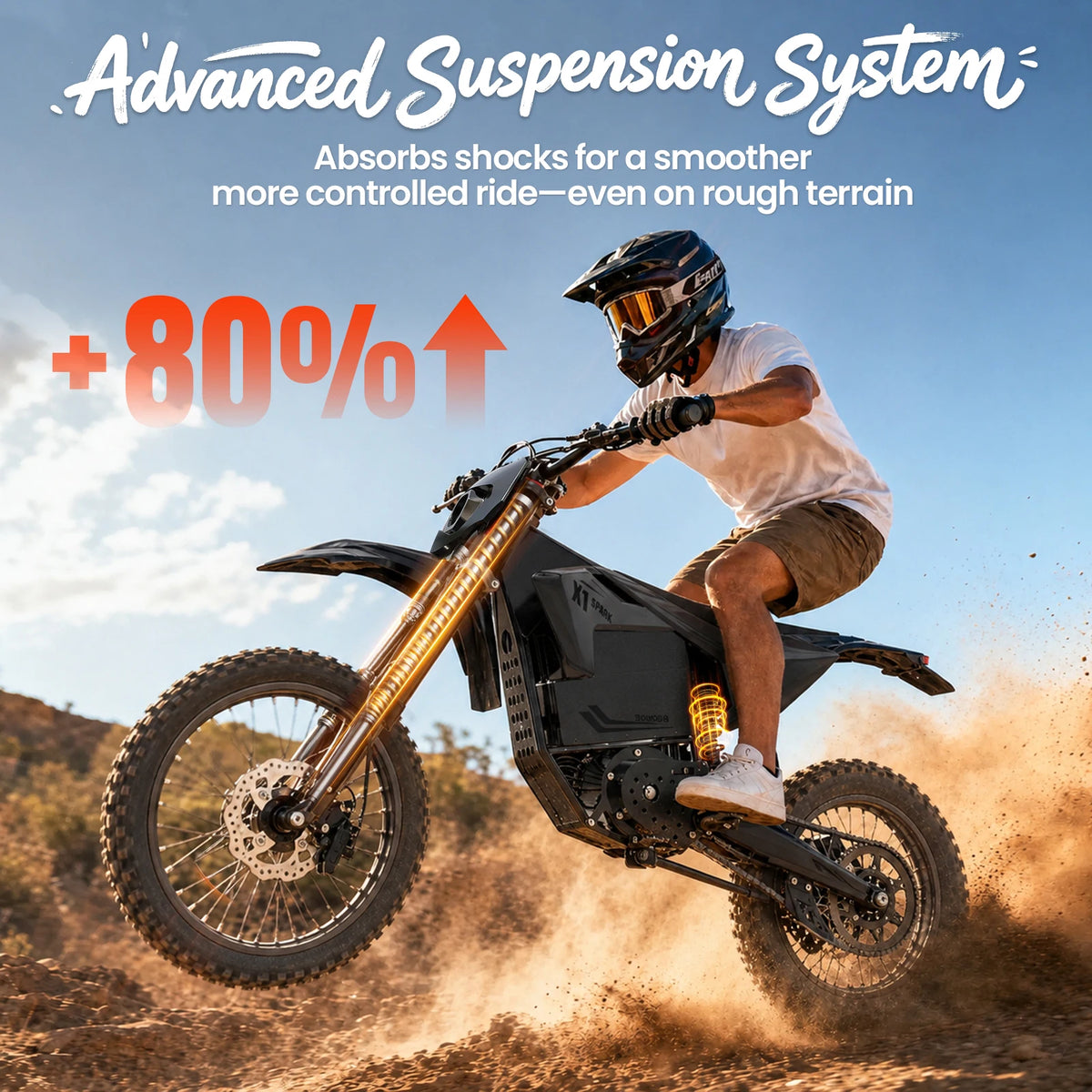 Qronge X1 Spark Peak Electric Dirt Bike Motorcycle