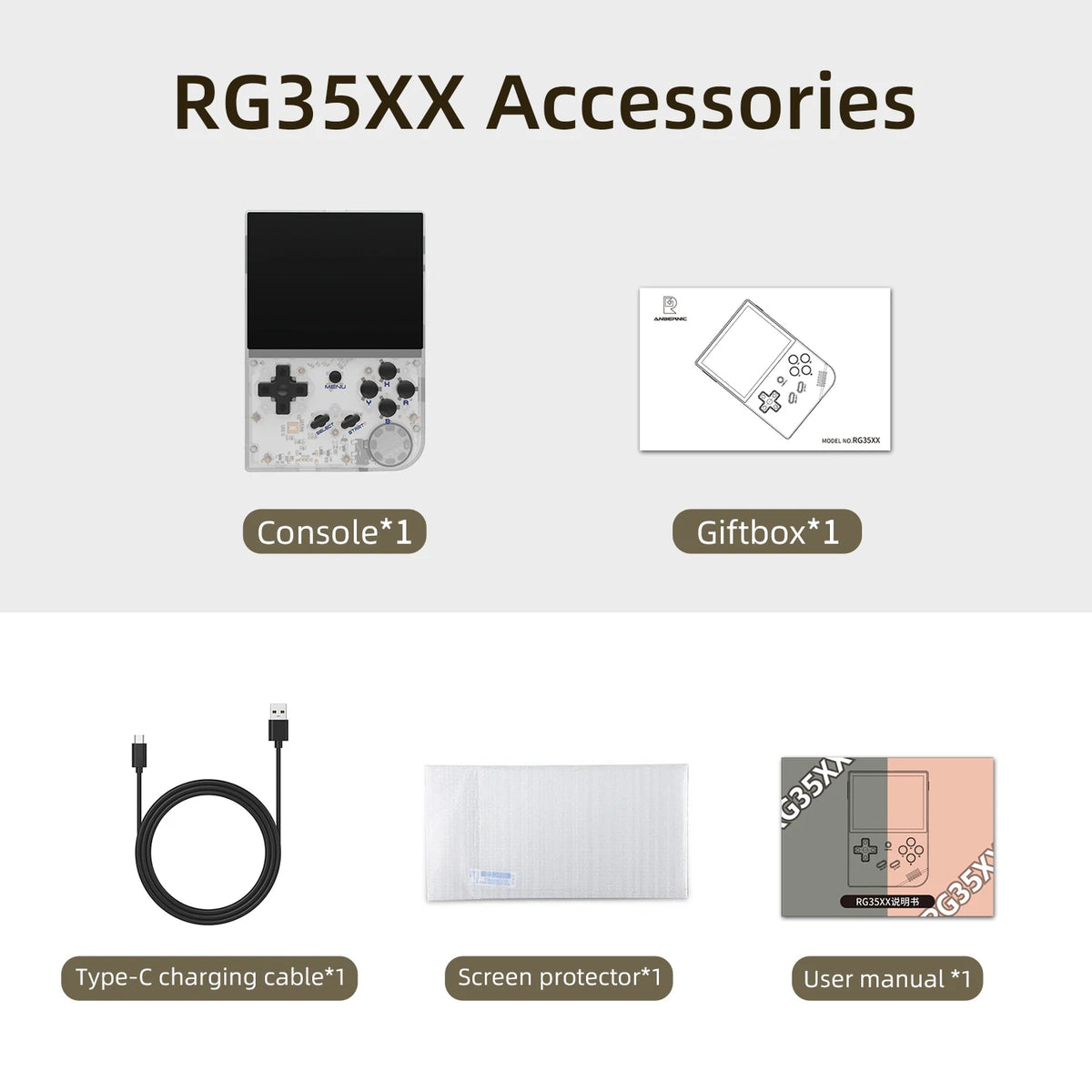 Anbernic RG35XX Retro Handheld Game Player With 6000 Classic Games