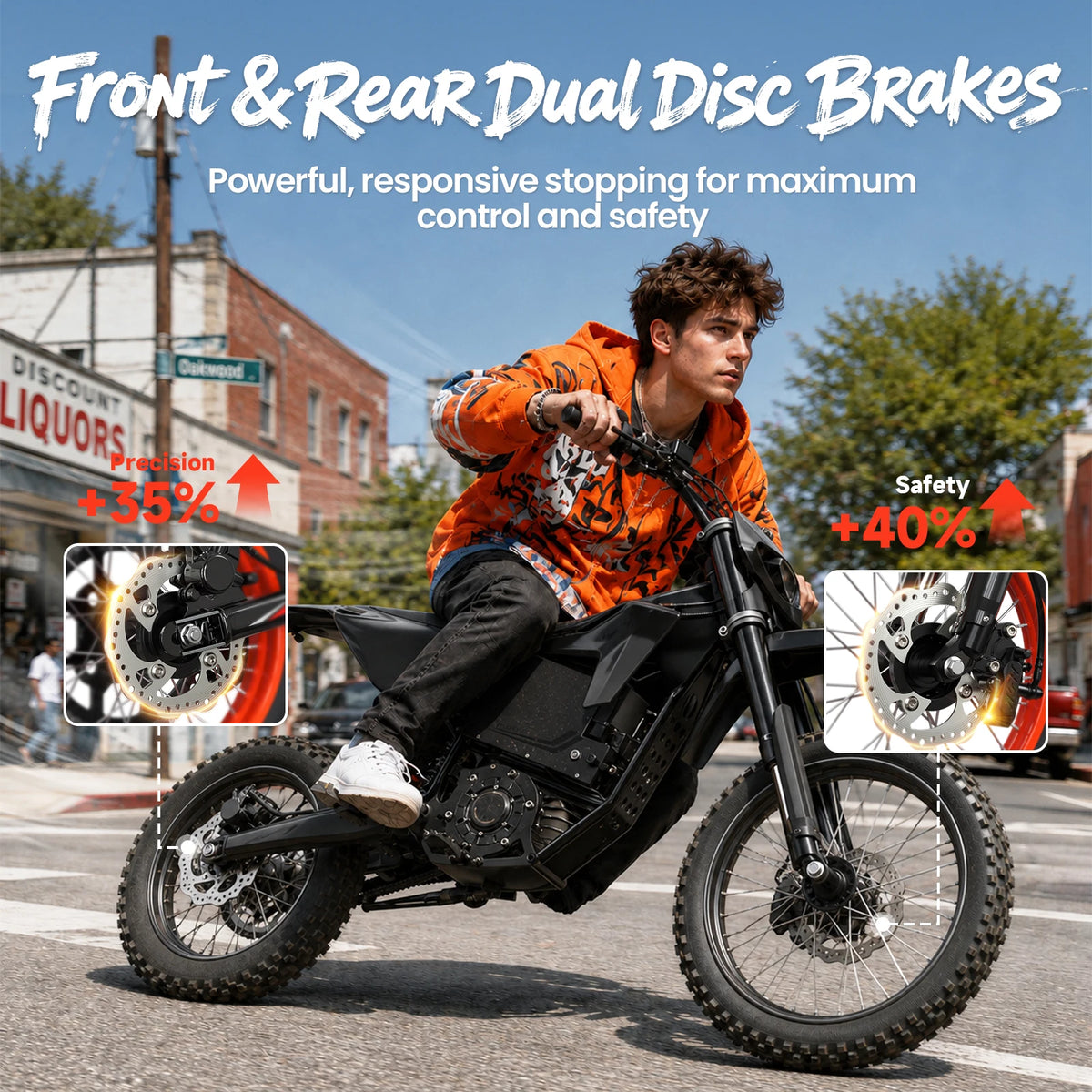 Qronge X1 Spark Peak Electric Dirt Bike Motorcycle