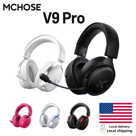 Mchose V9 Pro Wireless Gaming Headset Featuring Surround Sound